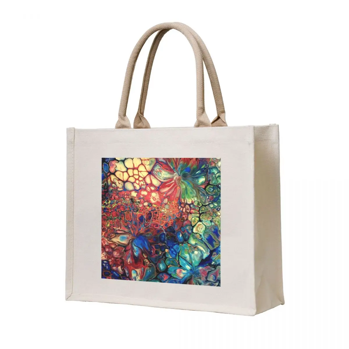 

Golden Haze Flower Tote Bag canvas tote bags Cloth bags female bag Cloth bag