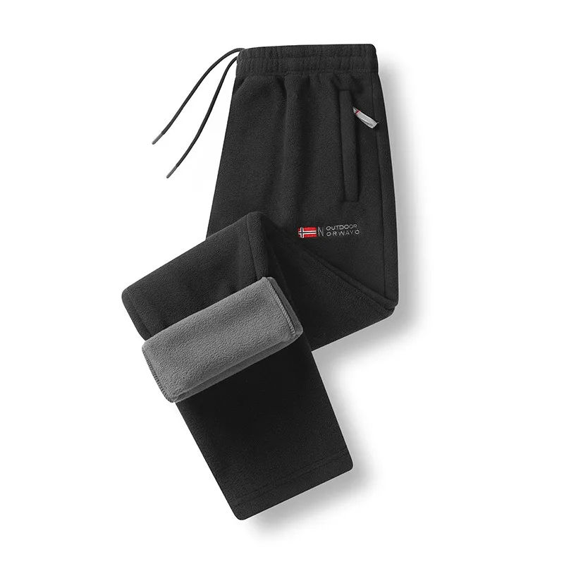 Men-Polar-Fleece-Sweatpants-Winter-Warm-Thick-Jogger-Pants-Elastic-Waist-Drawstring-Solid-Color-Casual-Thermal-Trousers-Outdoor