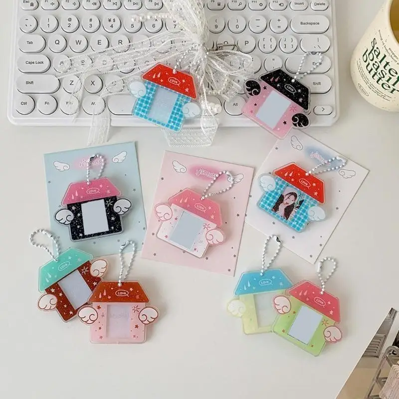 Keychain Campus Cards Holders Features Fashionable Design Multifunctional Small Photo Cards Organizers For Essential 24BB