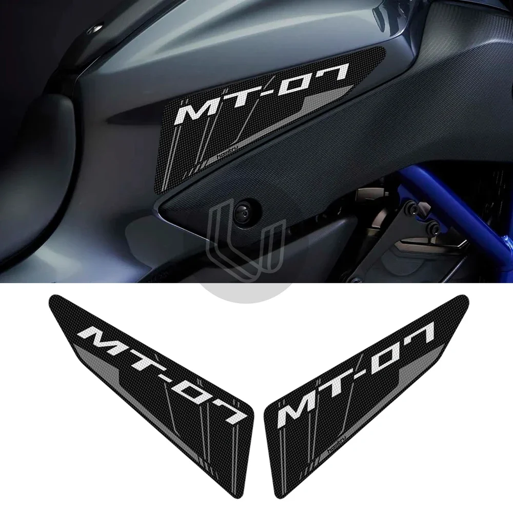 

Motorcycle Anti slip sticker Tank Traction Pad Side Knee Grip Protector For MT-07 2014-2017