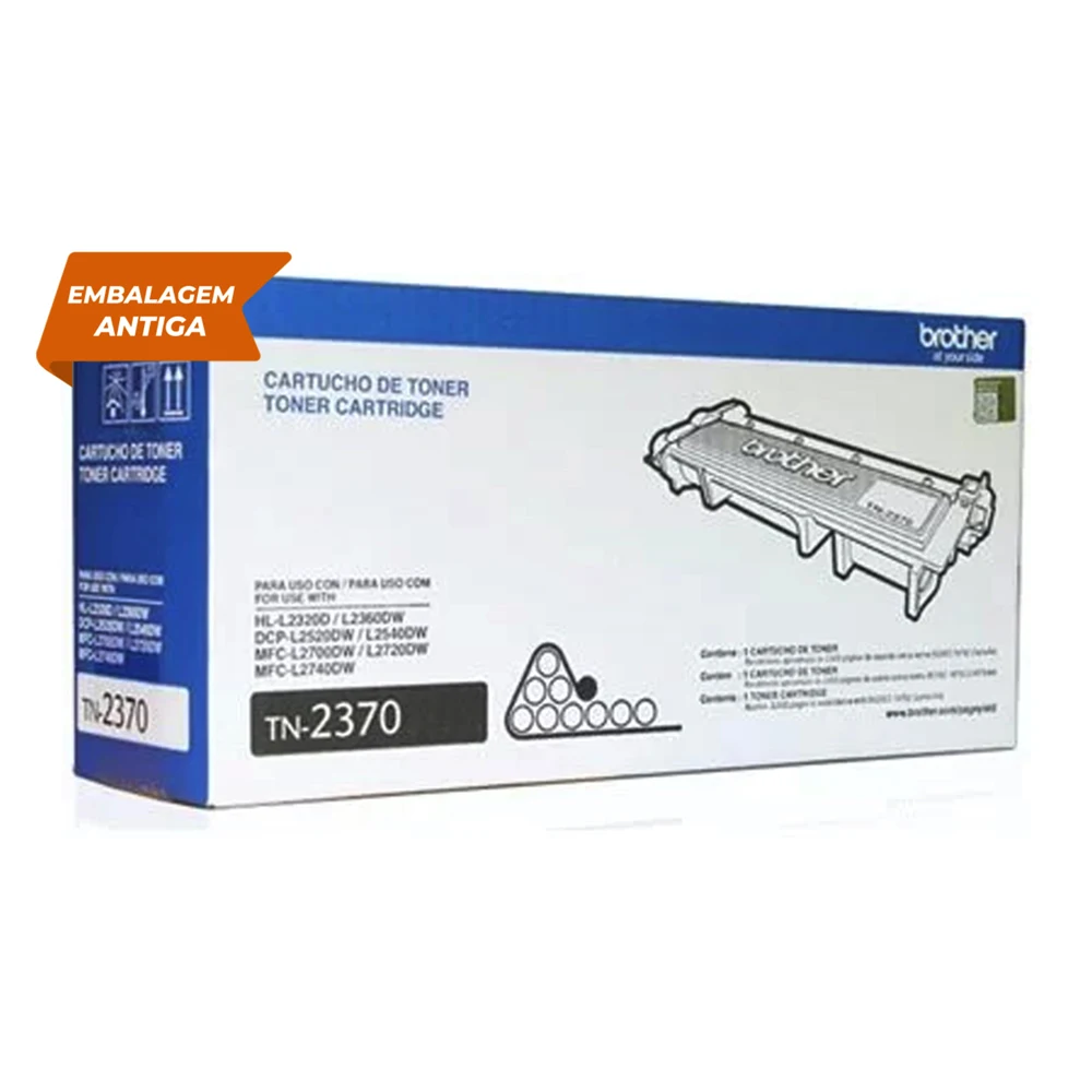 TONER TN-2370 BROTHER p/ DCP 2540 2520 2360 2320 MFC-L2700 2720 2740