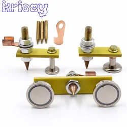 1pc Welding Magnet Head Magnetic Welding Ground Clamp Holder Fixture Strong Welder Sheet Metal Repair Machine Ground Wire Clamp