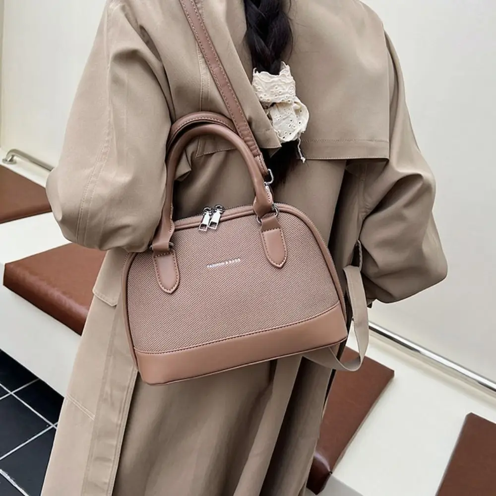 

Elegant PU Leather Women Shoulder Bag Korean Style Portable Ladies Crossbody Bag Handbag Large Capacity Small Square Bag Girls
