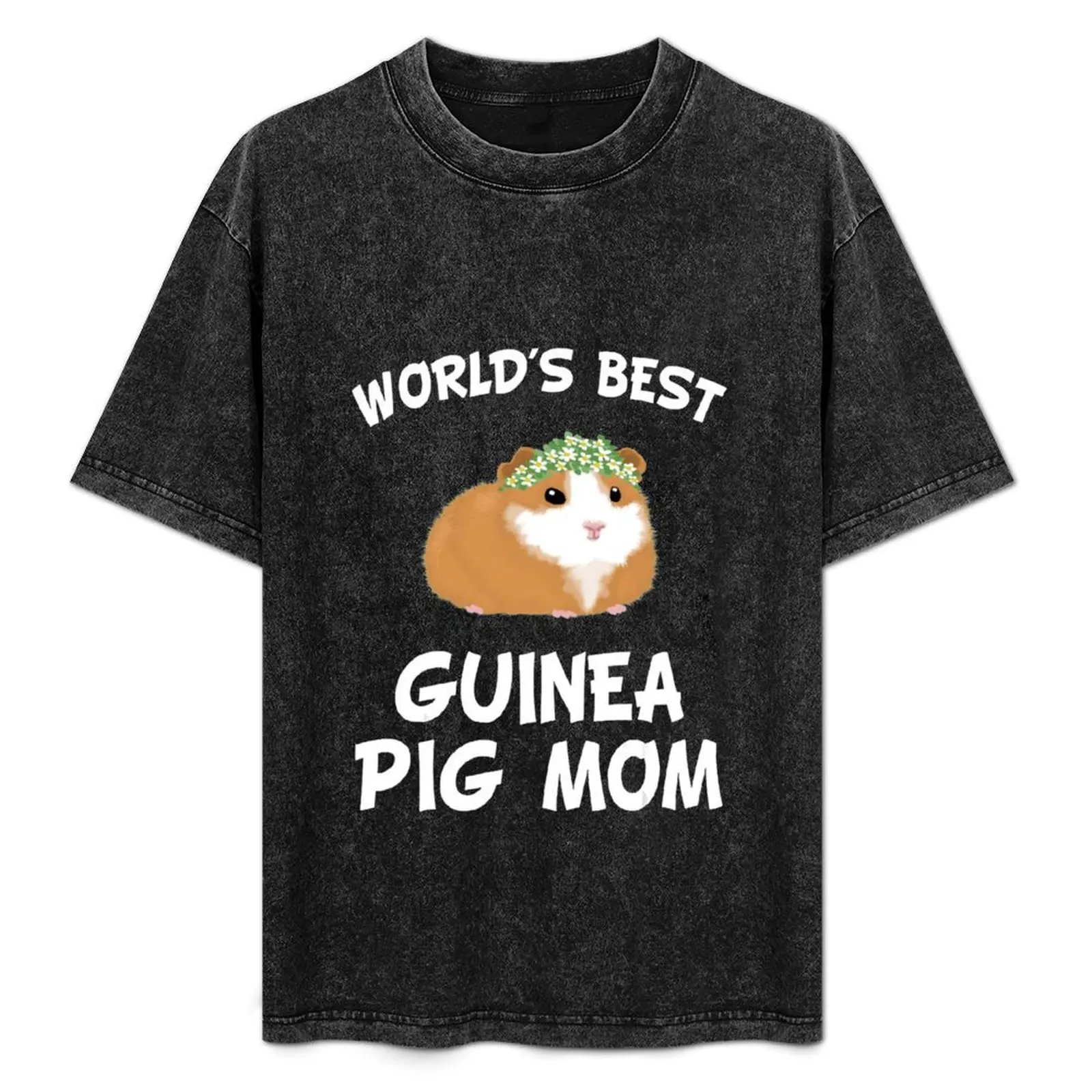 

Worlds Best Guinea Pig Mom T-Shirt t shirt man plain man t shirt designer man t shirt graphic anime shirts oversize T-Shirt