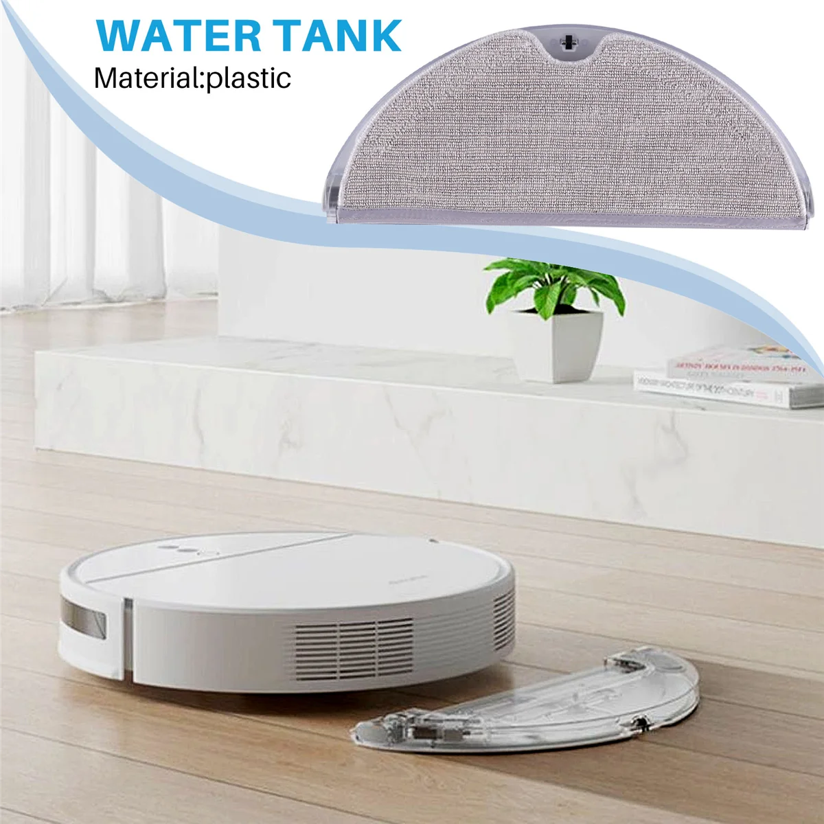 تروفر روبوت LDS فراغ مكتشف قطع غيار ، خزان المياه ، ممسحة خرقة ، Xiaomi Dreame D9 ، D9 Max ، D9 Pro ، L10