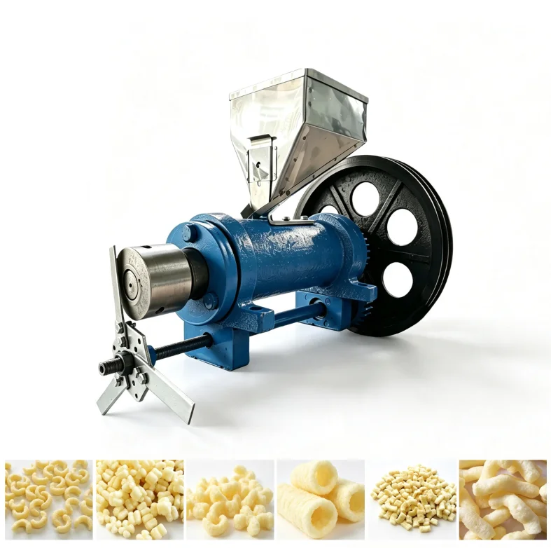 Small Grain Food Puffing Extruder Machine Corn Rice Wheat Sorghum Puffed Snack Making Machine For Small Workshop Home Business