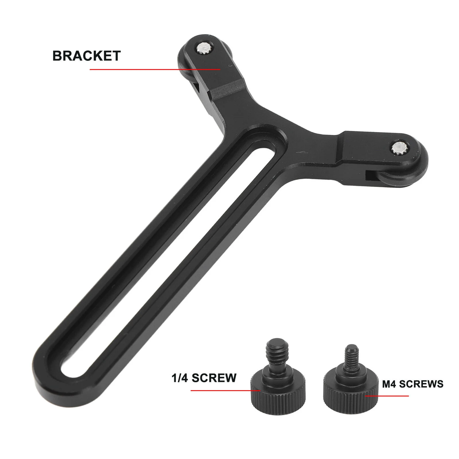 Camera Extended Lens Support Y Shape Bracket Height Adjustable For DJI RS3 Gimbal Plate Lens System Mount Accessories