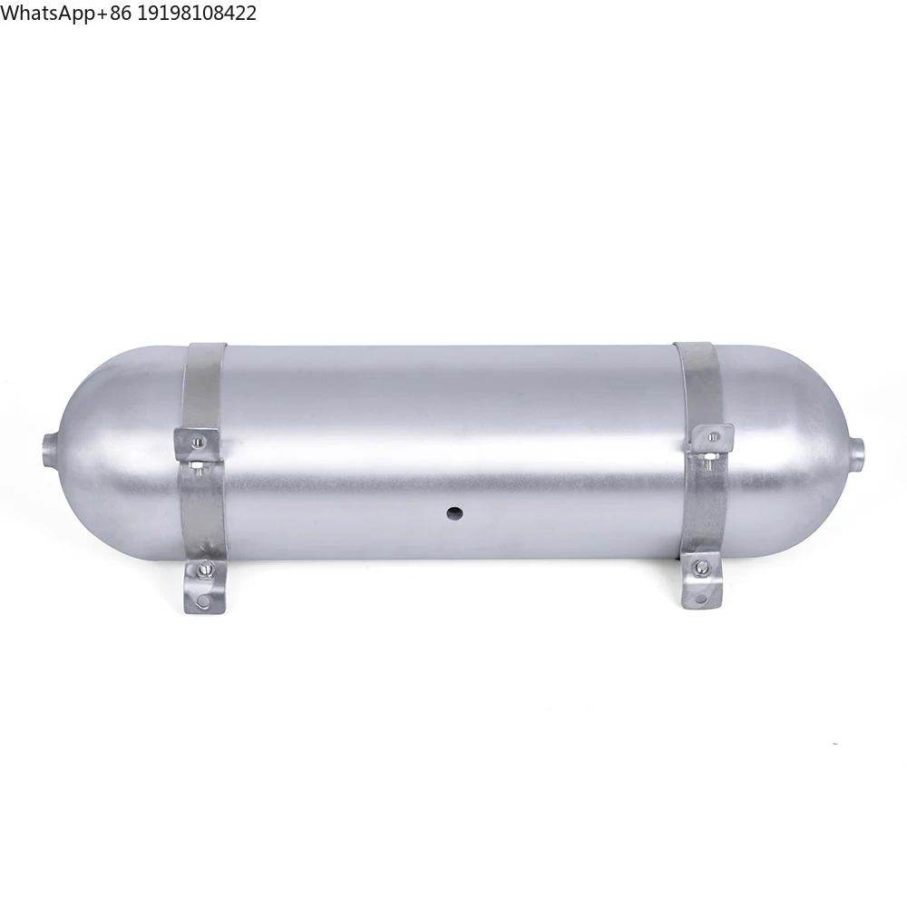 Universal 4 Gallon Aluminum Seamless Air Cylinder Air Tank 1/4NPT Ports Pneumatic Air Suspension System Tuning Car Parts AT-04B