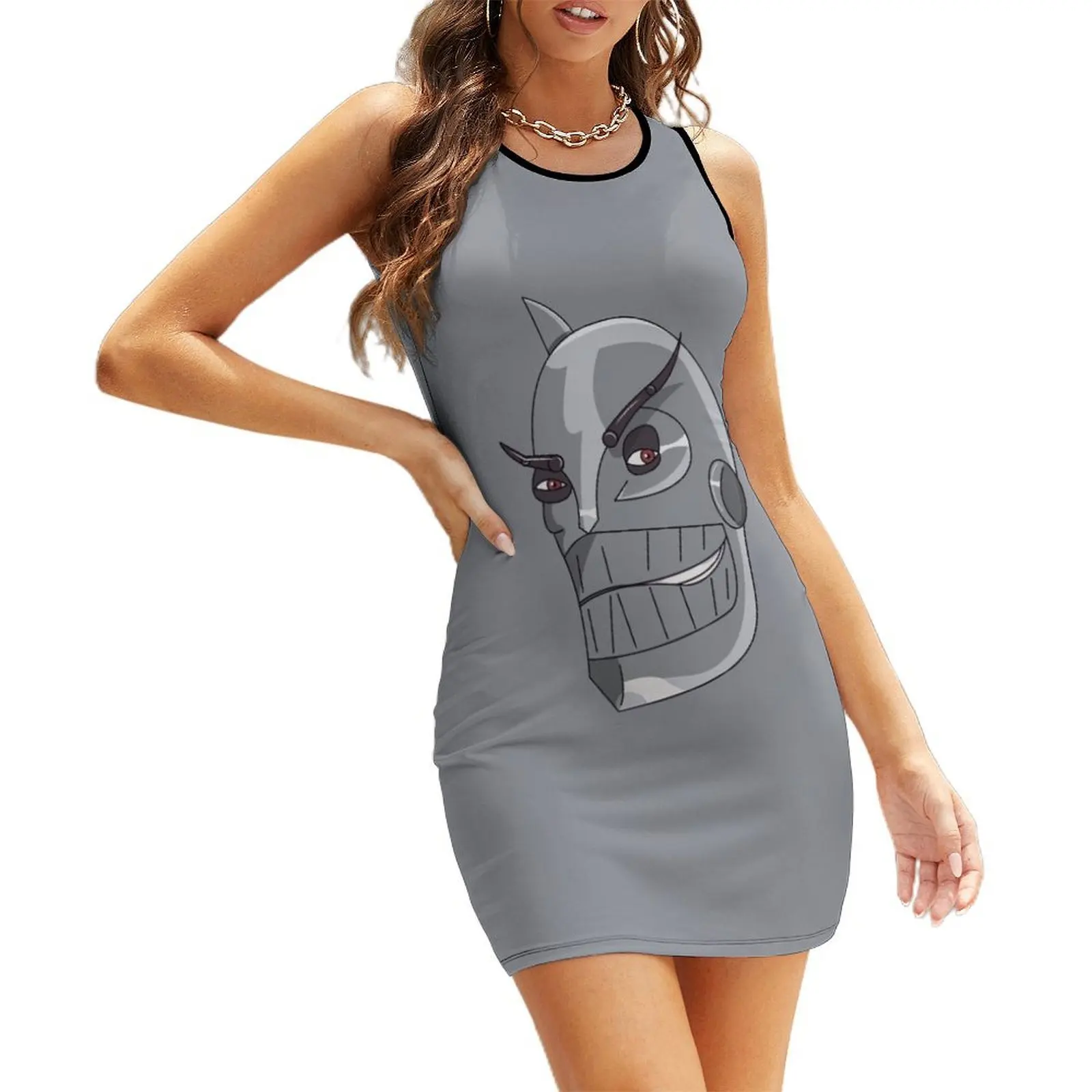 

Copia de Rodney Copperbottom - The Dreamer Robot Sleeveless Sundress dress women elegant luxury Women's summer dress