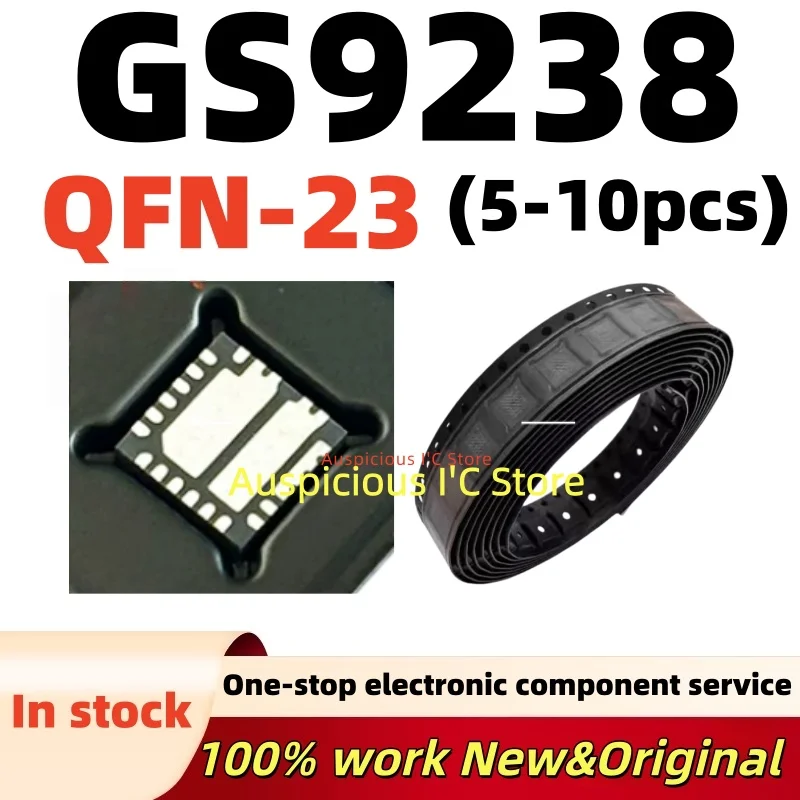 (5-10pcs)100%new GS9238 GS9238TQ GS9238TQ-R QFN-23