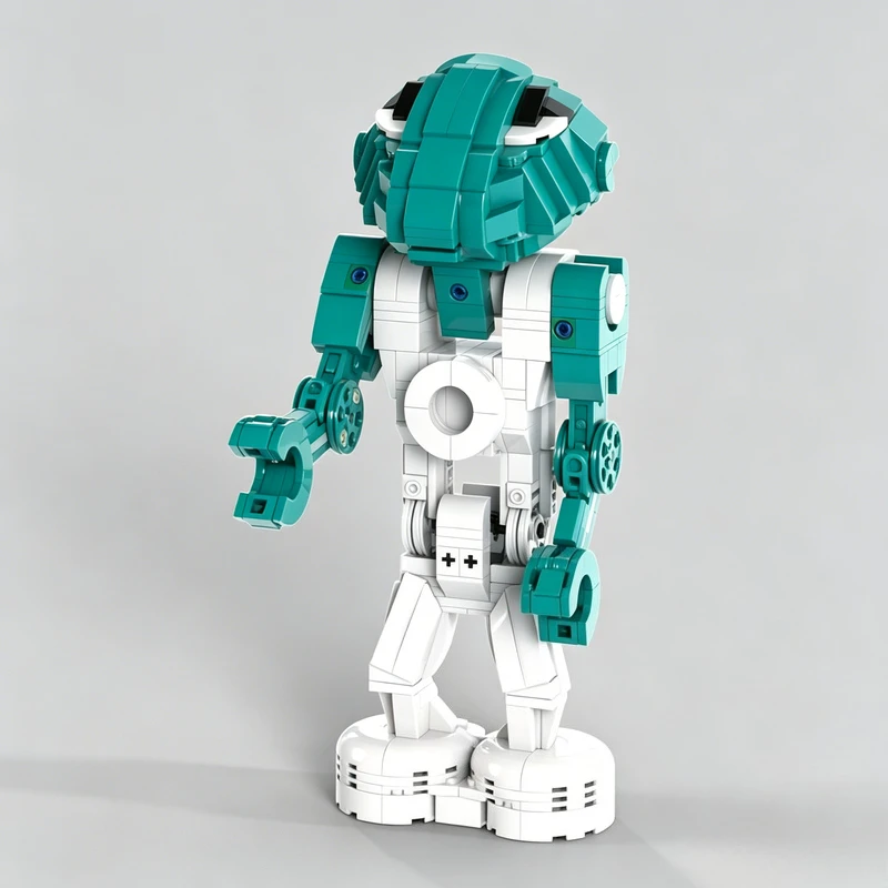 

598 Parts Extraterrestrial Alien Model Character Figure Building Blocks Educational Assembly Toy For Collection Birthday Gifts