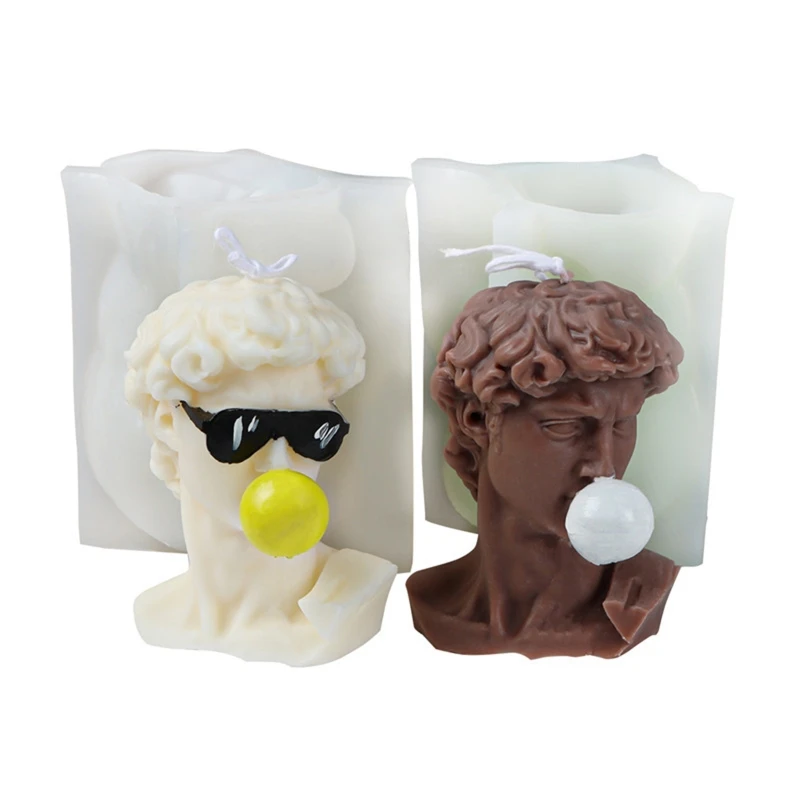 Glasses Blow Bubble Mold Soap Plaster Silicone Mold