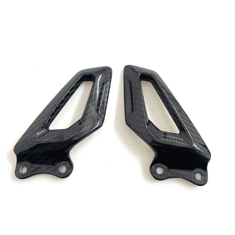 Für BMW S1000RR 2019-2022 2023 True Carbon Fiber Motorrad Zubehör Ferse Schutz Platten Fußstützen – Detail 4
