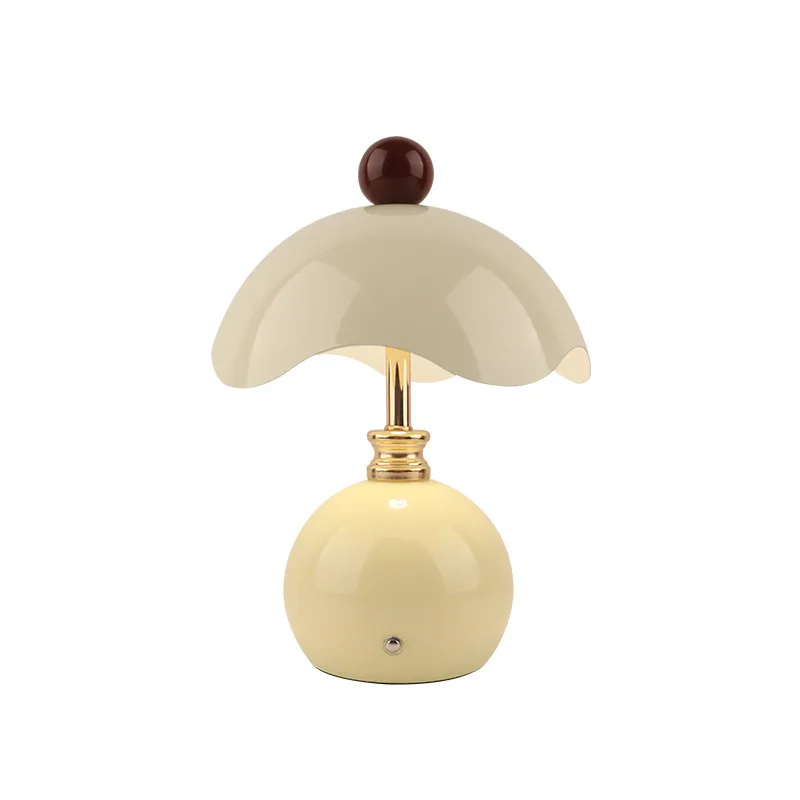 Nordic Minimalist High-end Cream Style Eggshell Table Lamp Suitable for Living Room Decoration Desk Bedroom Bedside Table
