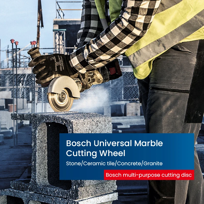 Bosch Universal Diamond Cutting Discs Circular Marble Saw Blades for Cutting Stone Reinforced Concrete 105/110/125/180Mm Wheels