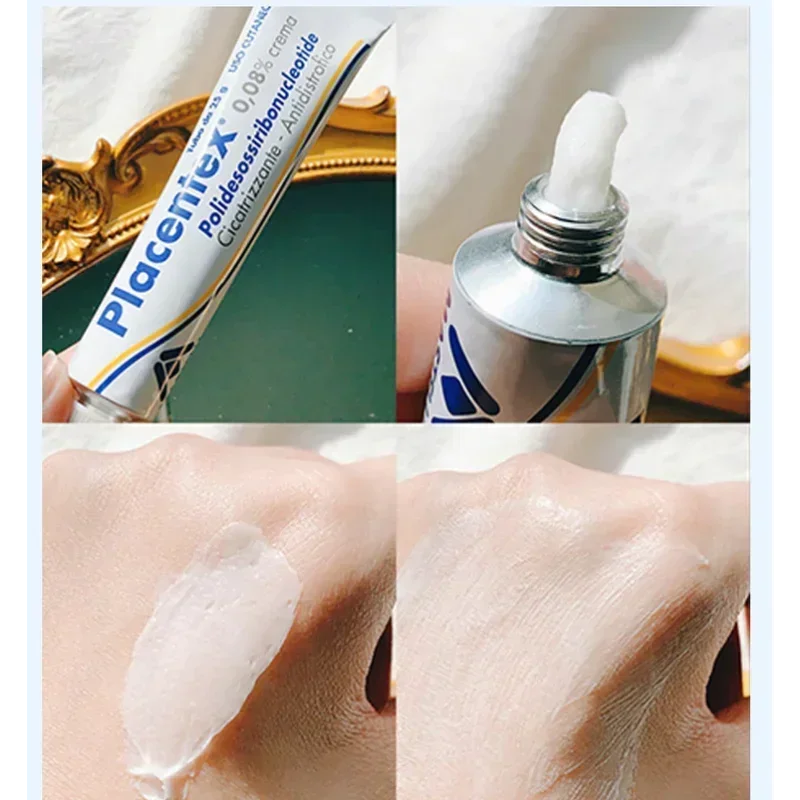 Italy Placentex Salmon Hydration Repair Cream 25g Regeneration Repairing Scars and Acnes Sensitive Skin Damaged Skin Care