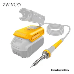 60W Electric Soldering Iron for Dewalt，20V Battery Household Welding Tool with Stand 936 Tip 300-500℃ Temperature Fast Heating