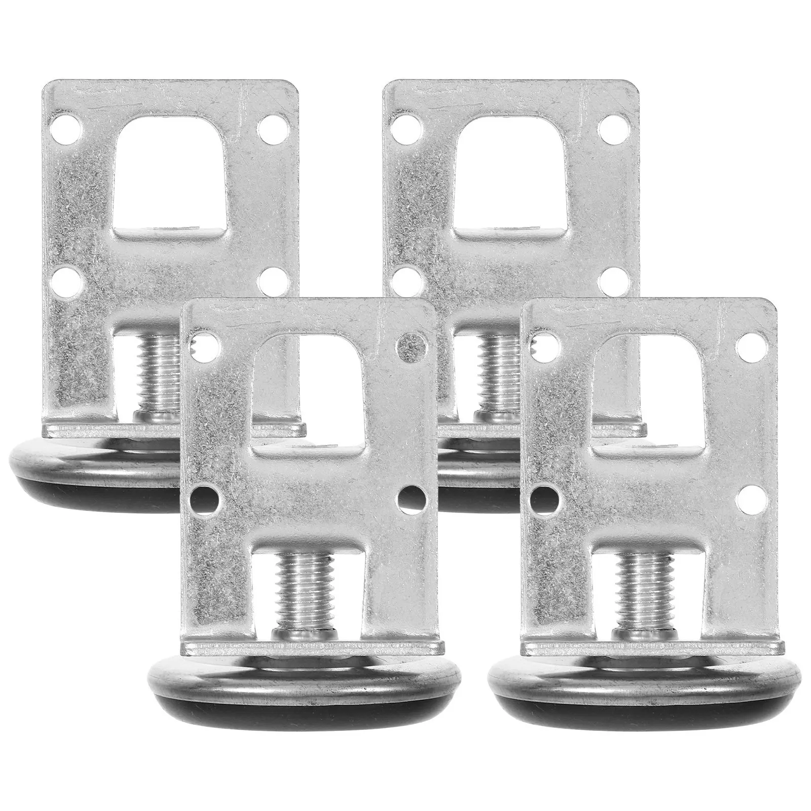 

4Pcs Furniture Leveling Feet Sturdy Adjustable for Wardrobe Cabinet Bench Bookcase Shelving Unit Table Leveler Accessories