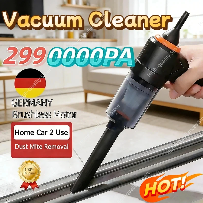 2990000PA Wireless Car Vacuum Cleaner Wet Dry 120W Cordless Handheld Auto Vacuum High Power Cleaner For Home Office 2026 New