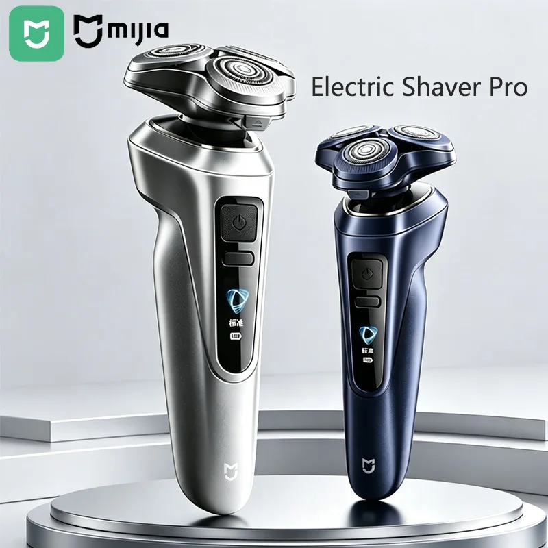 Mijia Electric Shaver Pro 360° Floating Head Dual Ring Lock Smart Color Display IPX8 Wet & Dry USB-C Long Battery Razor