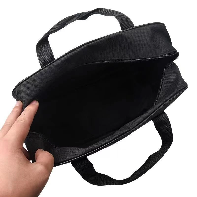 Automotive Tool with Storage Handbag for Easy Organization And Access Black Car Air Compressor Pump Organizer Bag