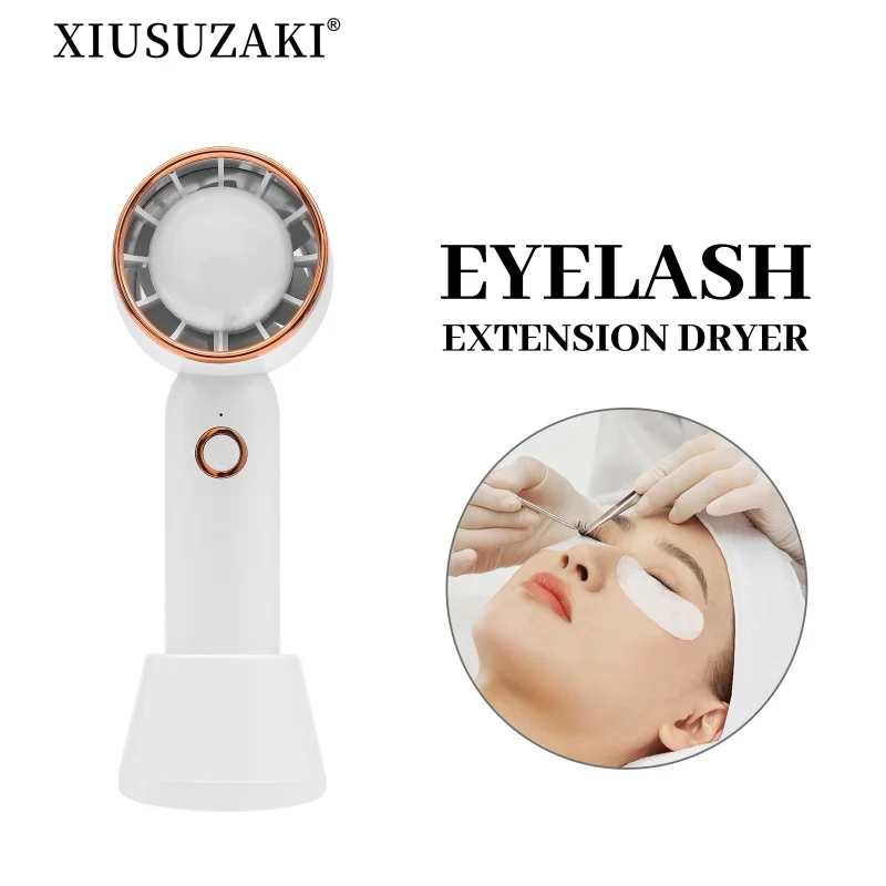 Charging Eyelashes Dryer Plant False Lashes Bladeless Fan Grafted Eyelashes Dedicated for Women Beauty Makeup Tools