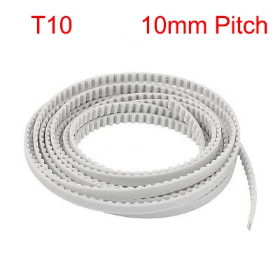 T10 10mm 15mm 20mm 25mm Width 5mm Pitch Open Loop End PU Polyurethane Steel Wire Printer Groove Cogged Synchronous Timing Belt