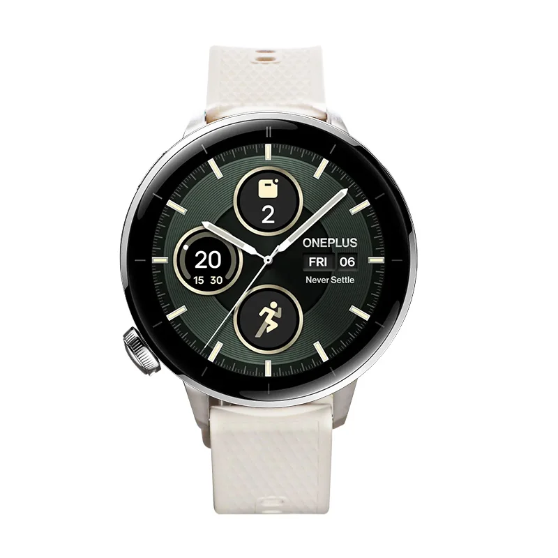 Globale versie OnePlus Watch 3 Smartwatch 43mm 1.32 inch AMOLED display Snapdragon W5 processor Dual Frequency GPS Wear OS - afbeelding 1
