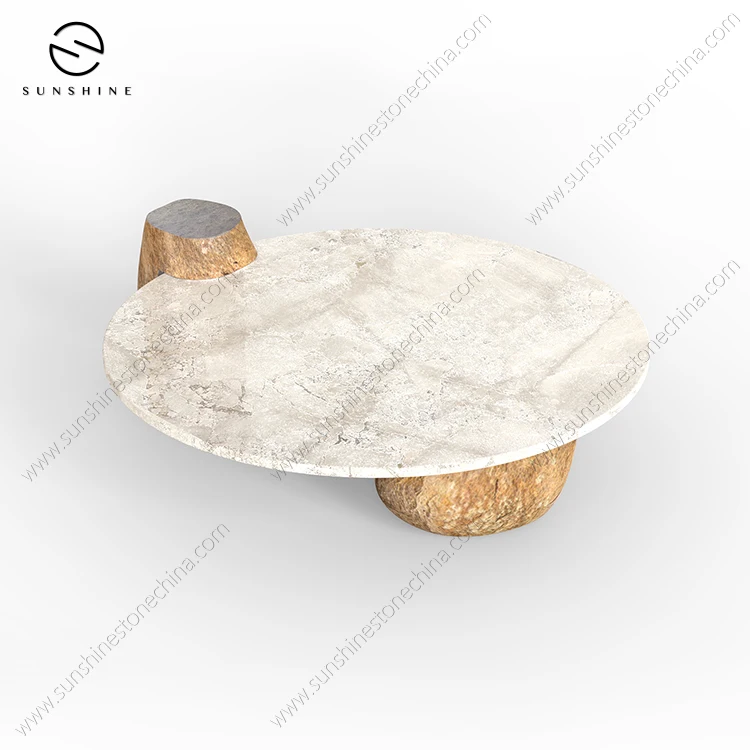 Italian Luxury Modern Calacatta Viola Marble Side Table Square Coffee Table for Home Office for Living Room Furniture