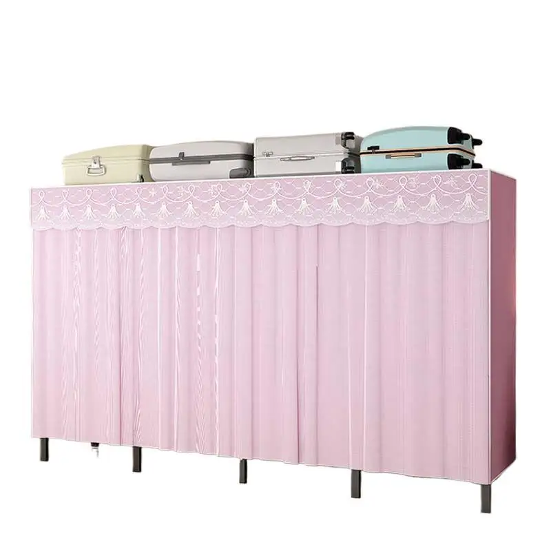 

Шкаф для дома, спальни, общежития, шкаф для хранения, аренда комнаты, усиление, жирный складной тканевый шкаф без установки