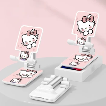 Sanrio Desk Mobile Phone Holder Stand For IPhone IPad Adjustable Desktop Tablet Holder Universal Table Cell Phone Stand
