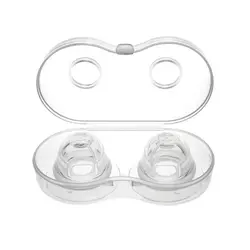 1 Pair Silicone Nipple Corrector Painless Nipple Sucker Puller Aspirator for Correction Flat Inverted Nipples