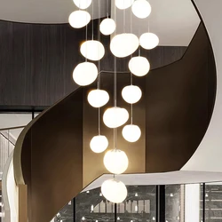 Nordic home decor dining room Pendant lamp lights indoor lighting stair lamp hanging light chandelier lamps for living room