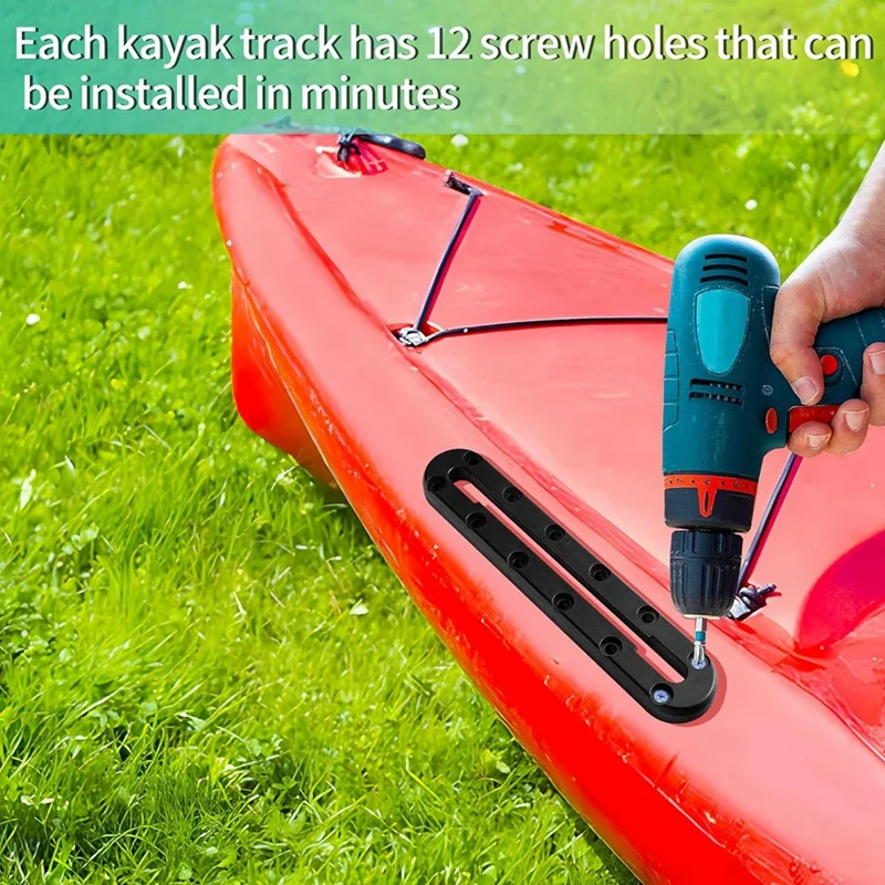 Kayak Rails, Kayak Gear Rail Mounting Accessories, Suitable For Fishing Rod Holders, Cup Holders