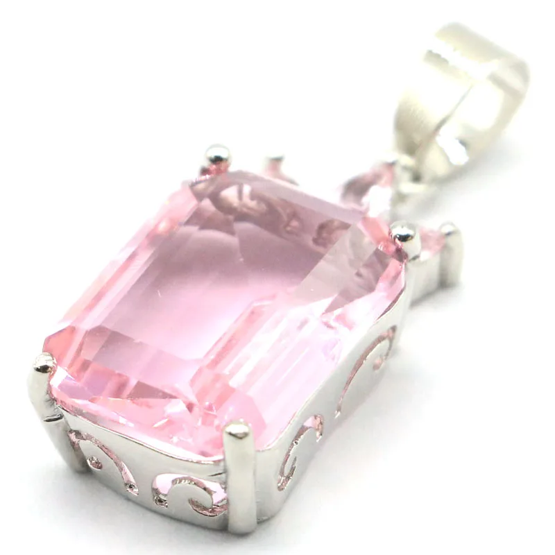 925 pingente de prata esterlina para senhoras, real kunzite rosa personalizado, citrino dourado, ametista verde, festa, 5,5g