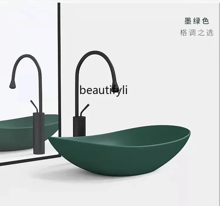 Stone Plate Double Layer Bathroom Cabinet Combination Solid Wood Washbasin Bathroom Washstand Sink Table Basin