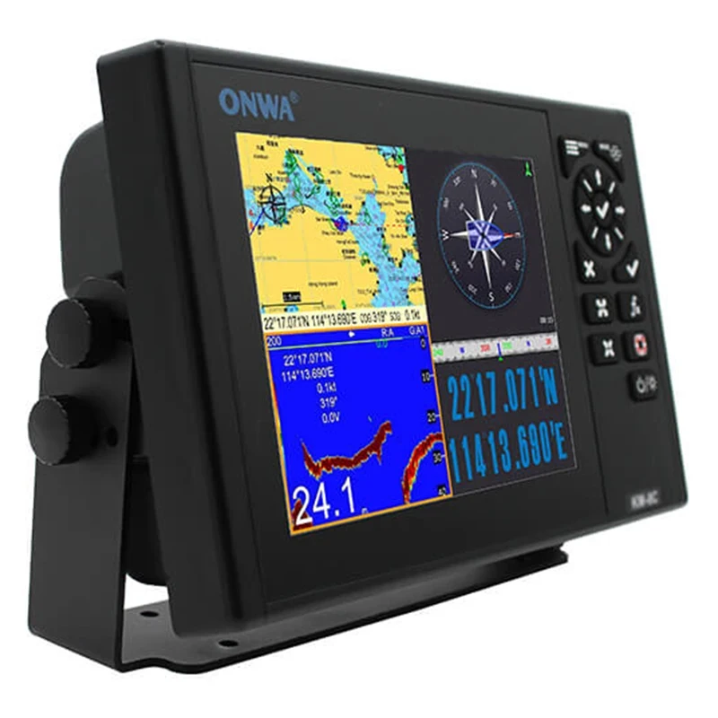 Km-8c Multifunctional Chart Plotte With Radar Functionr + Built-in Fishfinder