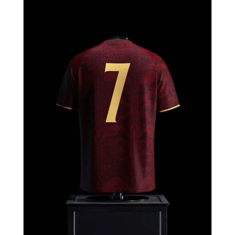 Assisting World Football Events, Portugal's Creative Concept Jersey, Summer Jersey Designed for Solo Use, 3D Printed