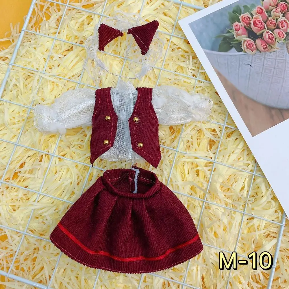 Ropa para muñecas estilo Lolita de 30cm, tocado, falda de princesa para muñeca dulce de 30cm, falda de gasa, ropa para muñecas de 30cm, vestido de princesa, juguete para niños