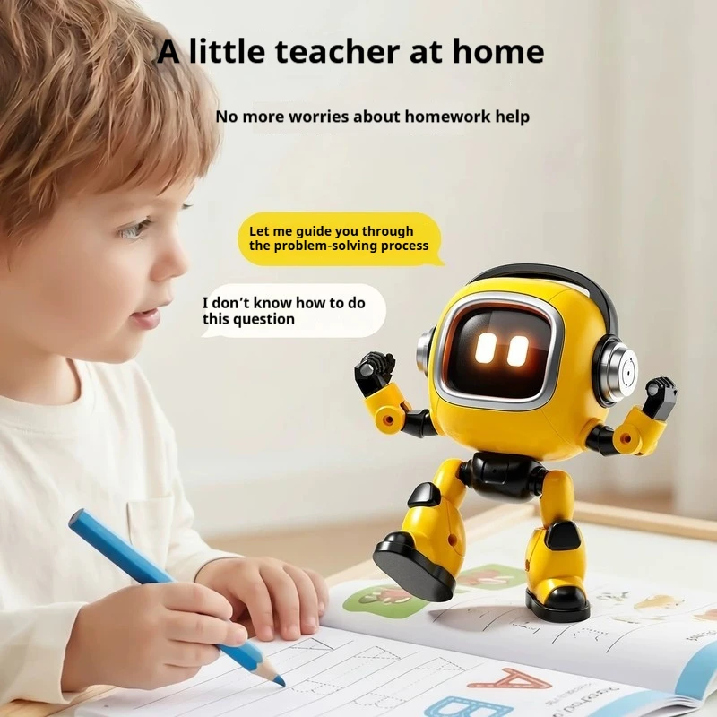 Smart Ai Intelligent Educational Robot Multilingual Voice Chat Interactive Built-In Learning System Portable Smart Companion