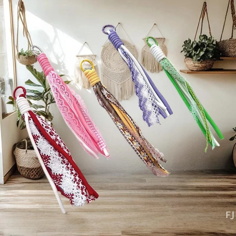 [YU] Kreative Spitze Quaste Schlüsselbund Ornament Diy Tasche Telefon Dekoration Schmuck Erkenntnisse Zubehör Dekoration Handwerk