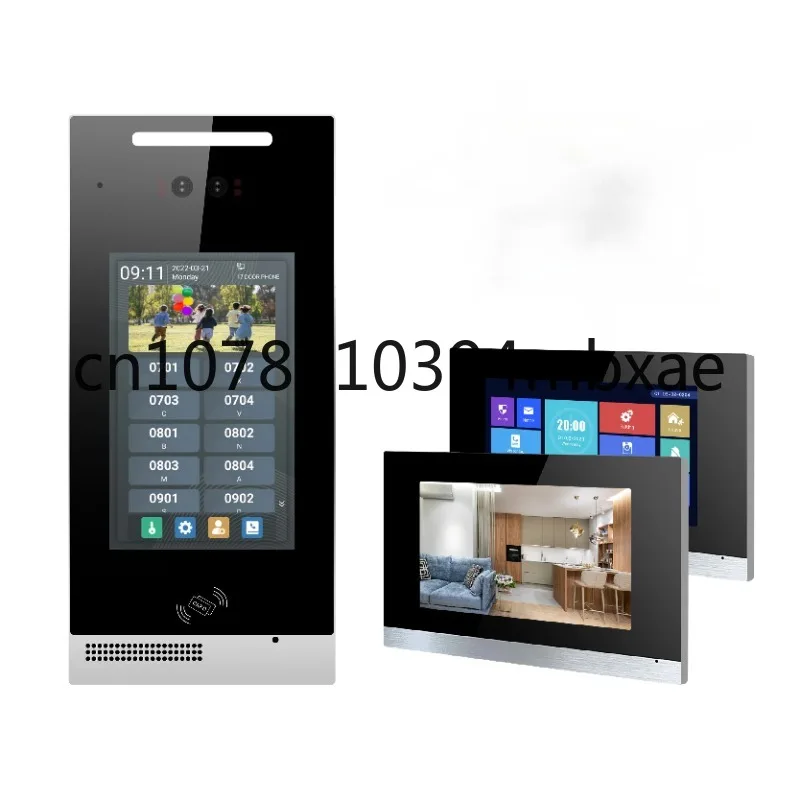 Factory Price IP65 Waterproof 8 Inch Video Door Phone Two Way Video Intercom System for Multi-apartment