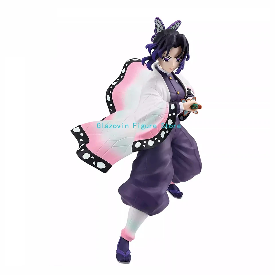 الأصلي حقيقية Banpresto شيطان القاتل 14 سنتيمتر Kochou Shinobu أنيمي نموذج لجسم بولي كلوريد الفينيل سطح المكتب جمع عيد ميلاد اللعب الهدايا