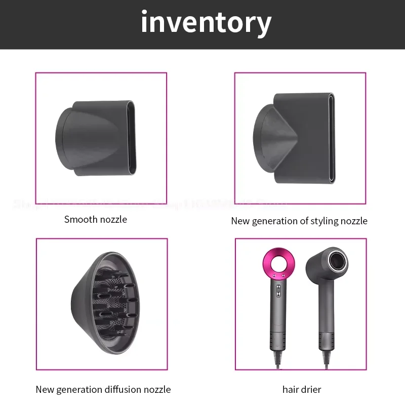 مجفف شعر منزلي 220 فولت بدون أوراق عالي السرعة للعناية بالشعر بالأيونات السالبة قوة عالية 110,000 دورة في الدقيقة مجفف شعر كهربائي سريع الجفاف