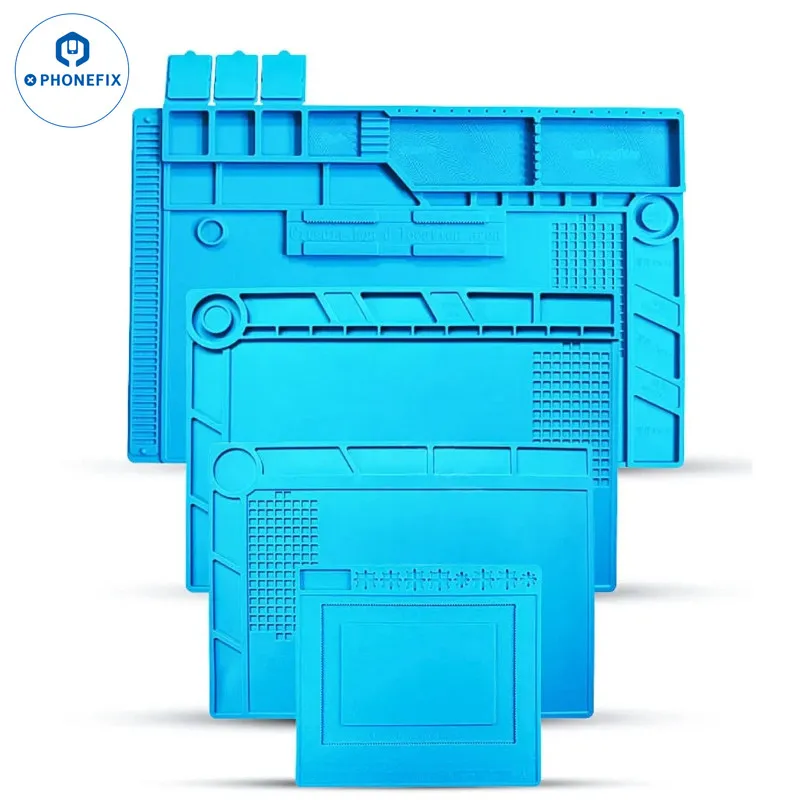 Nền Tảng Cách Nhiệt Silicon Đệm Điện Thoại Di Động Máy Tính Sửa Chữa Máy Tính Khí Nóng Súng Ga Thảm BGA Hàn Công Cụ Sửa Chữa