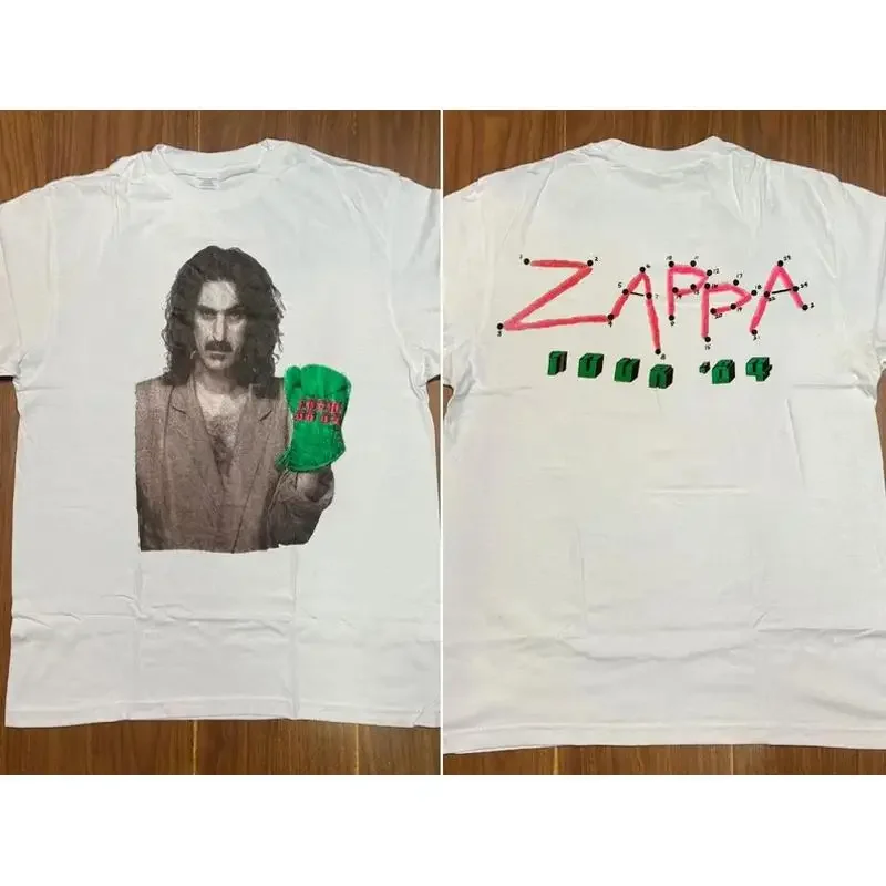 Frank Zappa Äì 1984 Tour with Huge Autograph T Shirt
