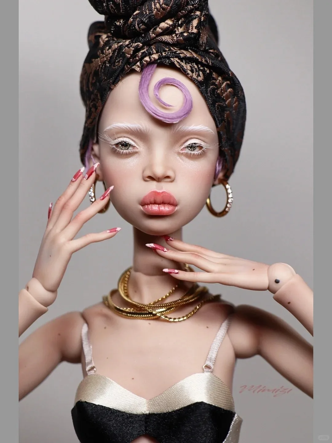 

Коллекционная модель Долли телесного цвета, местный макияж, подарок на день рождения, желтовато-коричневый 1/4, шарнирная кукольная игрушка, кукла BJD, высокое качество