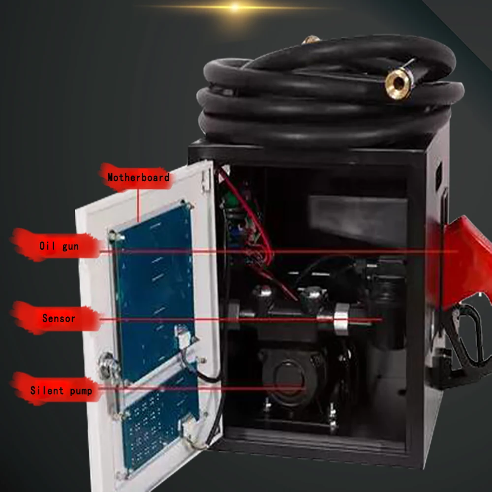 

2026 JYC-60 miniature fuel dispenser 12/24/220V diesel engine electronic metering with gear metering complete fuel dispenser