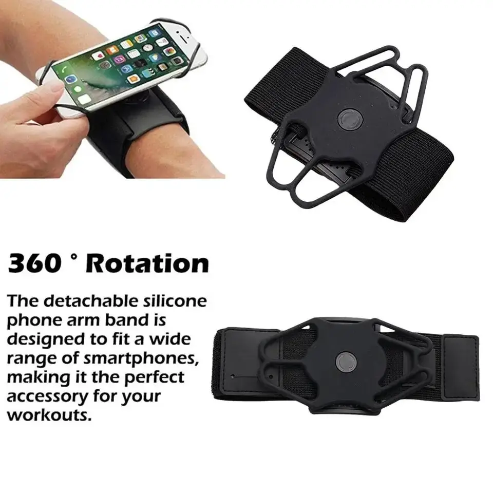 Universal Outdoor Sports Phone Holder Armband Wrist Case Gym Running Arm Band Phone Bag For iPhone Samsung For 4-6 inch Phone