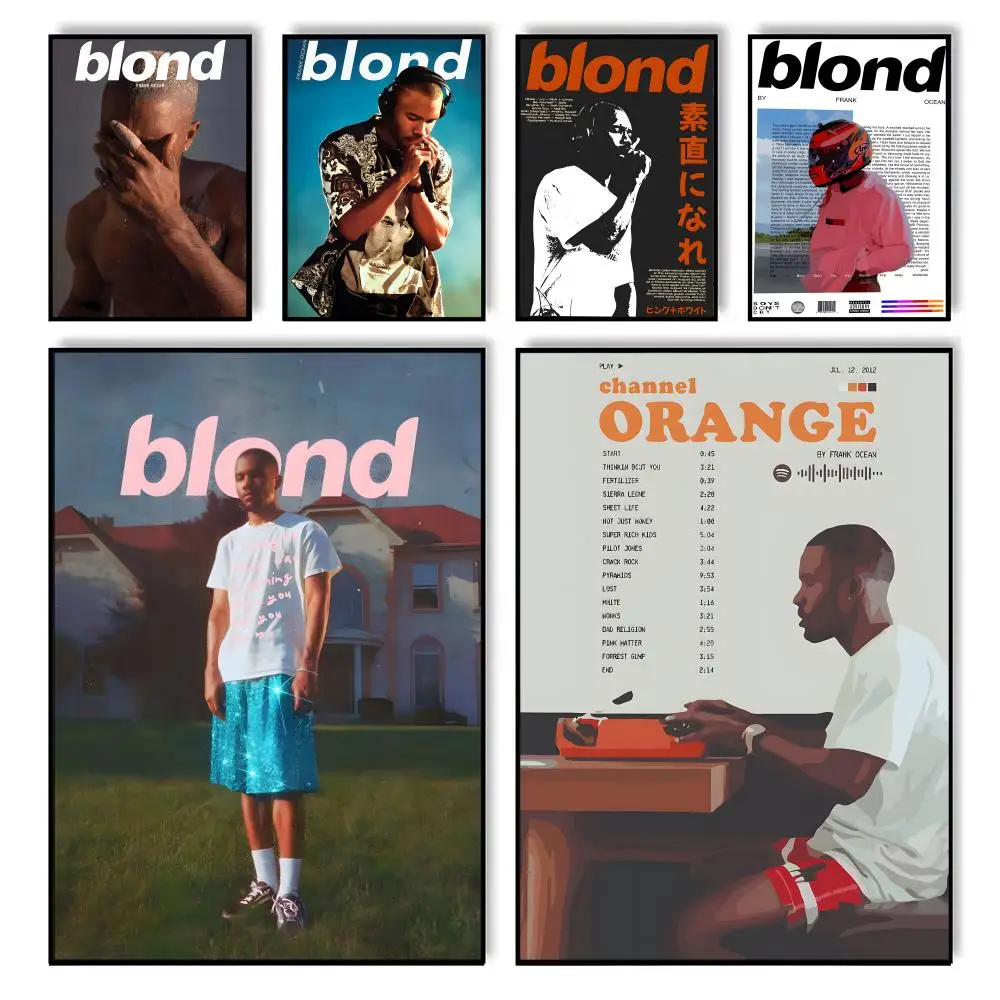 المغني F-fran المحيط اللوحة الخط غرفة نوم المنزل مقاوم للماء قماش المشارك غير المؤطرة جدار الفن طباعة الديكور جدارية